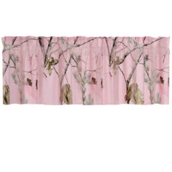 Realtree Camo Window Valance -Chic Clothing Store realtree camo window valance in ap pink 95680.1628617529